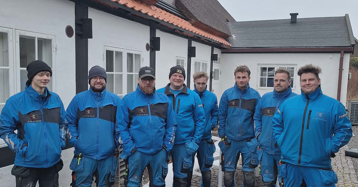 Lærlingeklubben fra EL OG VVS CENTER.